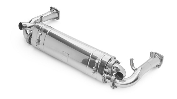 997.1 TURBO EXHAUST W CAT DELETE PIPES KIT